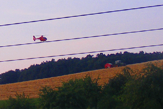 2009-08-ddc-Rettungshelikopter - Odenwald