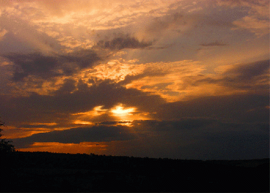 2009-08-ffb-Sonnenuntergang - Odenwald