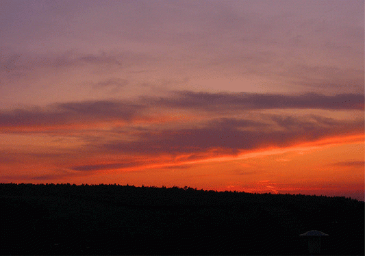 2009-08-ffi-Sonnenuntergang - Odenwald