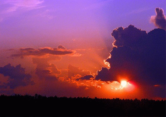 2009-08-gcdka-Sonnenuntergang - Odenwald