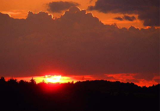 2009-08-gcdqd-Sonnenuntergang - Odenwald