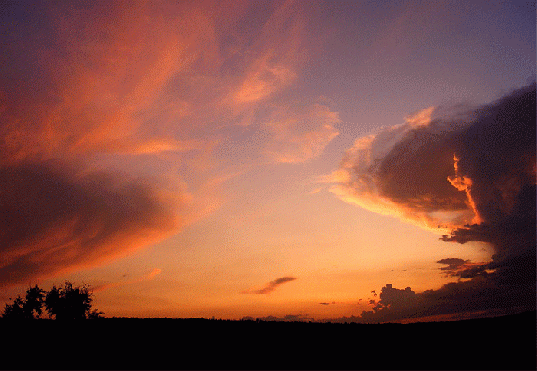 2009-08-gcdqrc-Sonnenuntergang - Odenwald