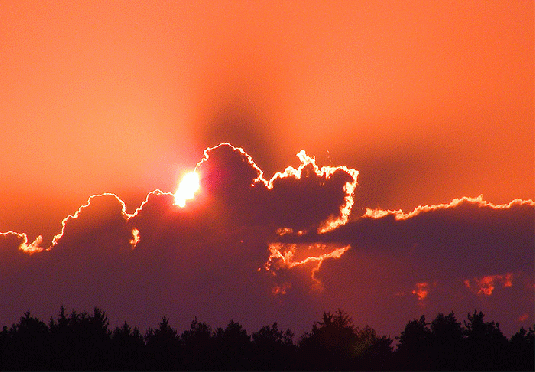 2009-08-ggg-Sonnenuntergang - Odenwald