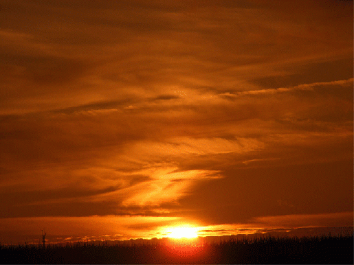 2009-08-hccn-Sonnenuntergang - Odenwald