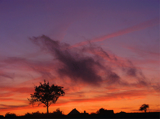 2009-08-hccsd-Sonnenuntergang - Odenwald