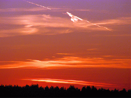2009-08-hib-Sonnenuntergang - Odenwald