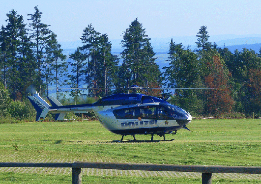 2009-08-hjb-BK-117-Polizei-Helikopter - Wasserkuppe