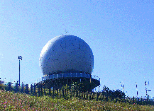 2009-08-hjn-Blick auf das Radom - Wasserkuppe