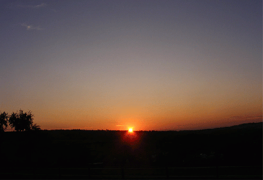 2009-08-hpa-Sonnenuntergang - Odenwald