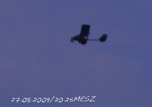 2009-08-idb-Ultralight-u00dcberflug in den Abendstunden - Odenwald