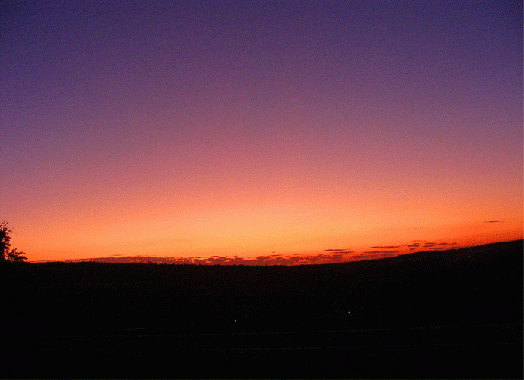 2009-08-igda-Sonnenuntergang - Odenwald