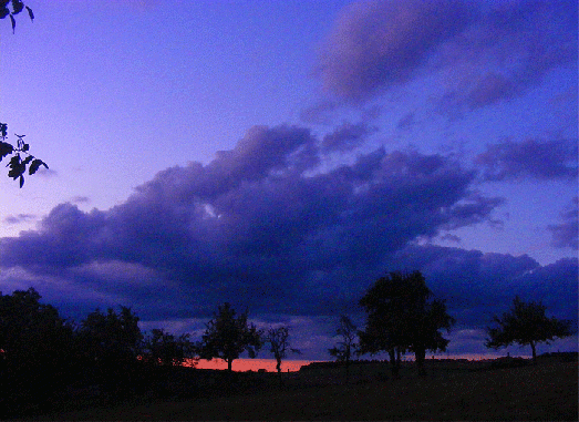 2009-08-jbka-Sonnenuntergang - Odenwald