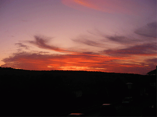 2009-09-cead-Sonnenuntergang - Odenwald