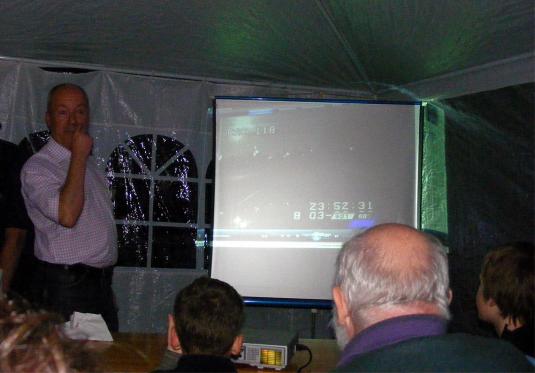 2009-09-dfbk-Feuerkugel-Video bei CENAP-Hansjürgen Köhler Vortrag