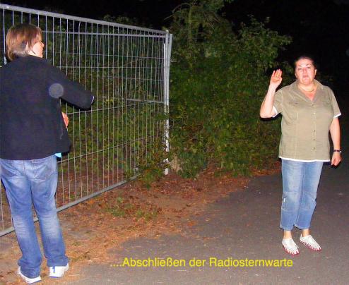2009-09-dfc-Nach erfolgreichem Astronomietag - Daniel Weiß mit Mutter