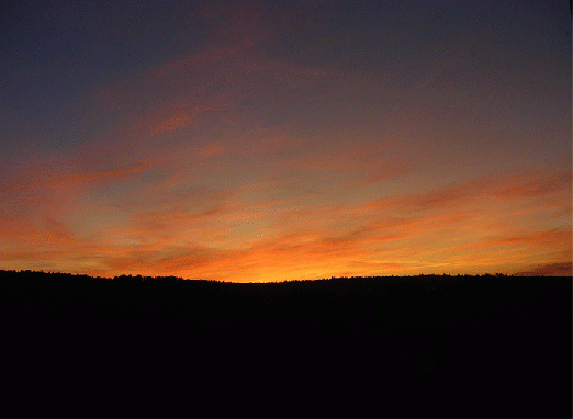 2009-10-adog-Sonnenuntergang - Odenwald