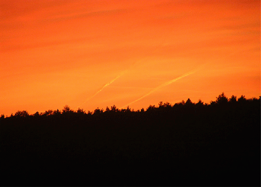 2009-10-adoga-Sonnenuntergang - Odenwald