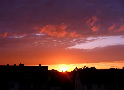 2010-06-cb-Sonnenuntergang - Mannheim