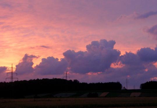 2010-07-fdd-Sonnenuntergang bei Rimhorn - Odenwald