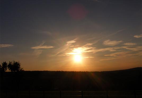 2010-08-bbub-Sonnenuntergang - Odenwald