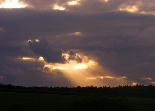 2010-09-ebab-Sonnnenuntergang - Odenwald