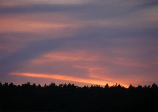 2010-09-fb-Sonnenuntergang - Odenwald