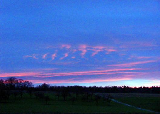 2011-01-de-Sonnenuntergang - Odenwald