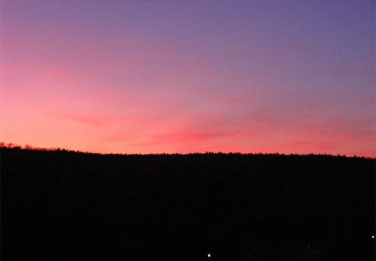 2011-02-bhab-Sonnenuntergang - Odenwald