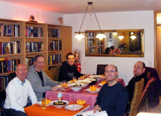2011-03-da-35 Jahre CENAP-Fete-Heilbronn - Hansju00fcrgen, Jochen, Dennis, Ulrich und Jens