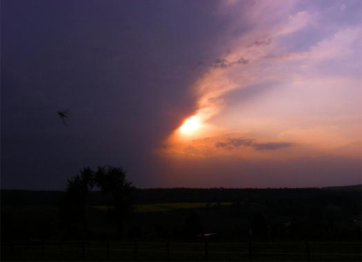 2011-04-fezsa-Sonnenuntergang - Odenwald