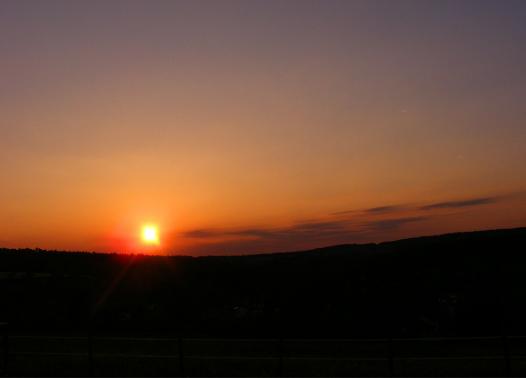 2011-05-amb-Sonnenuntergang - Odenwald