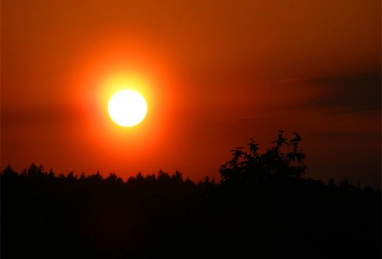 2011-05-amd-Sonnenuntergang - Odenwald