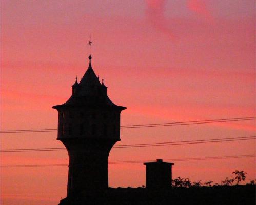 2011-05-ga-Sonnenuntergang - Mannheim