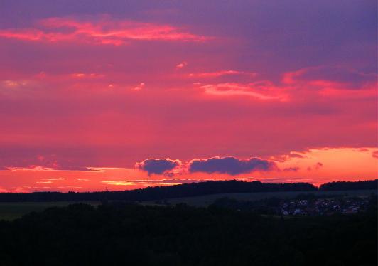 2011-05-gba-Sonnenuntergang - Odenwald