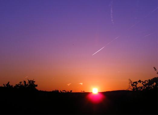 2011-05-gs-Sonnenuntergang - Odenwald