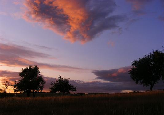 2011-06-ei-Sonnenuntergang - Odenwald