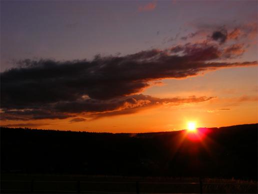 2011-06-eid-Sonnenuntergang - Odenwald