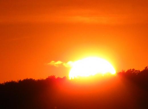 2011-06-eif-Sonnenuntergang - Odenwald