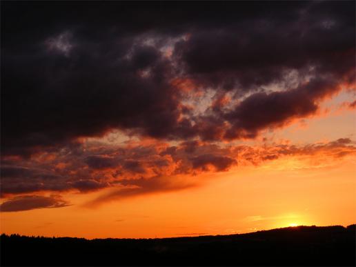 2011-06-eih-Sonnenuntergang - Odenwald