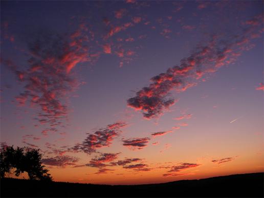 2011-06-gh-Sonnenuntergang - Odenwald