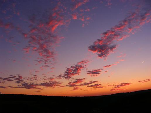 2011-06-gha-Sonnenuntergang - Odenwald