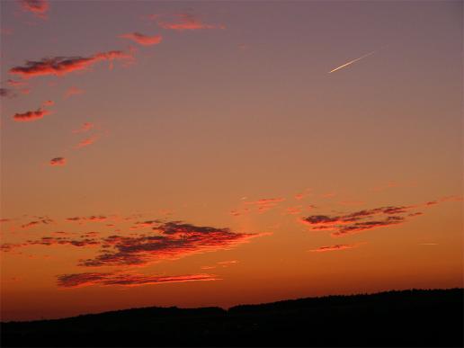 2011-06-ghb-Sonnenuntergang - Odenwald