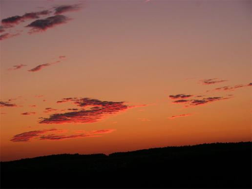 2011-06-ghbb-Sonnenuntergang - Odenwald