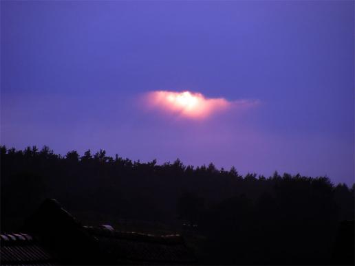 2011-07-fqe-Sonnenuntergang - Odenwald