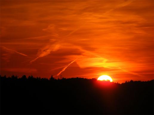 2011-08-bmzf-Sonnenuntergang - Odenwald