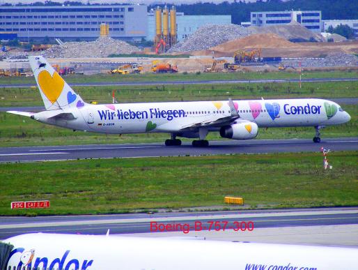 2011-08-btlb-Condor vor Start - Frankfurter Flughafen