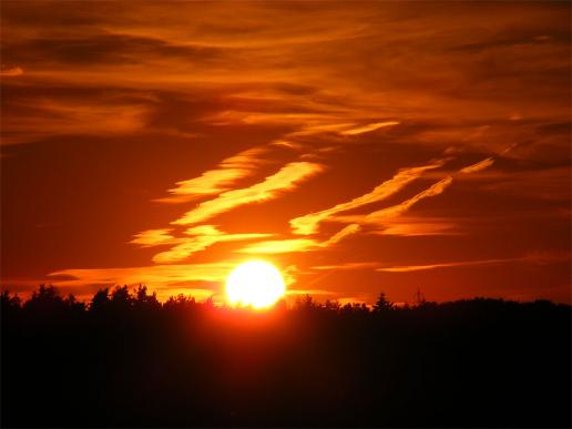 2011-08-cnga-Sonnenuntergang - Odenwald