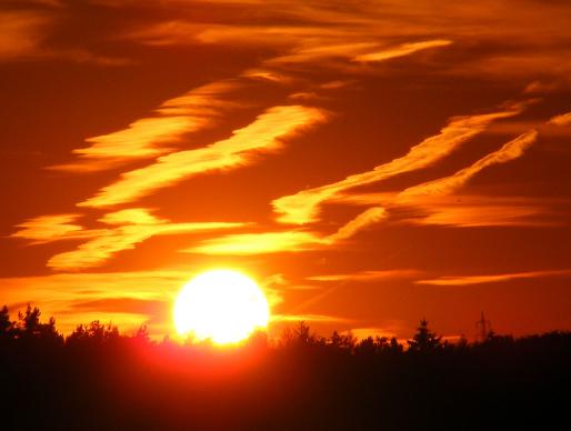 2011-08-cngb-Sonnenuntergang - Odenwald