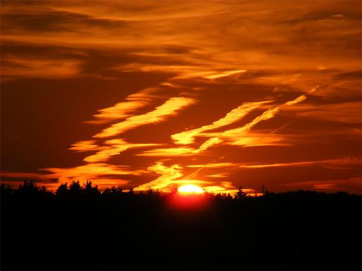 2011-08-cngd-Sonnenuntergang - Odenwald