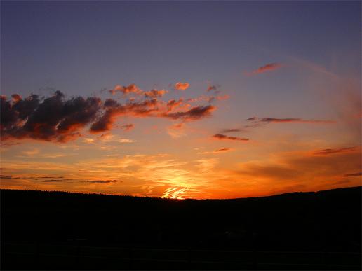 2011-08-cngf-Sonnenuntergang - Odenwald